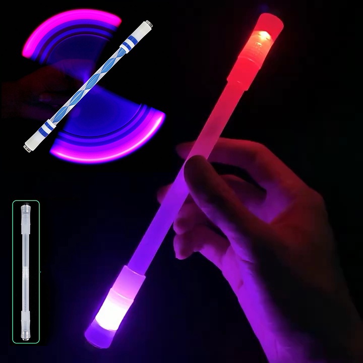 Bút Xoay Có Đèn LED Nhiều Màu Sắc Chống Trượt Dành Cho Trẻ Em Và Người Lớn