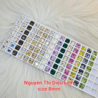 Đá khối K9 vuông bo góc 8mm, size nhỏ