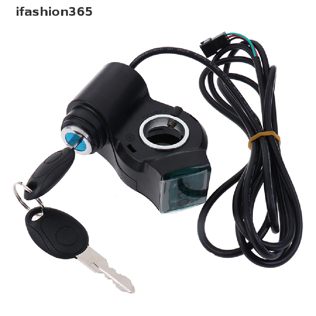 Công Tắc Hiển Thị Điện Áp Cho Xe Đạp Điện ifashion365 Kèm Chìa Khóa