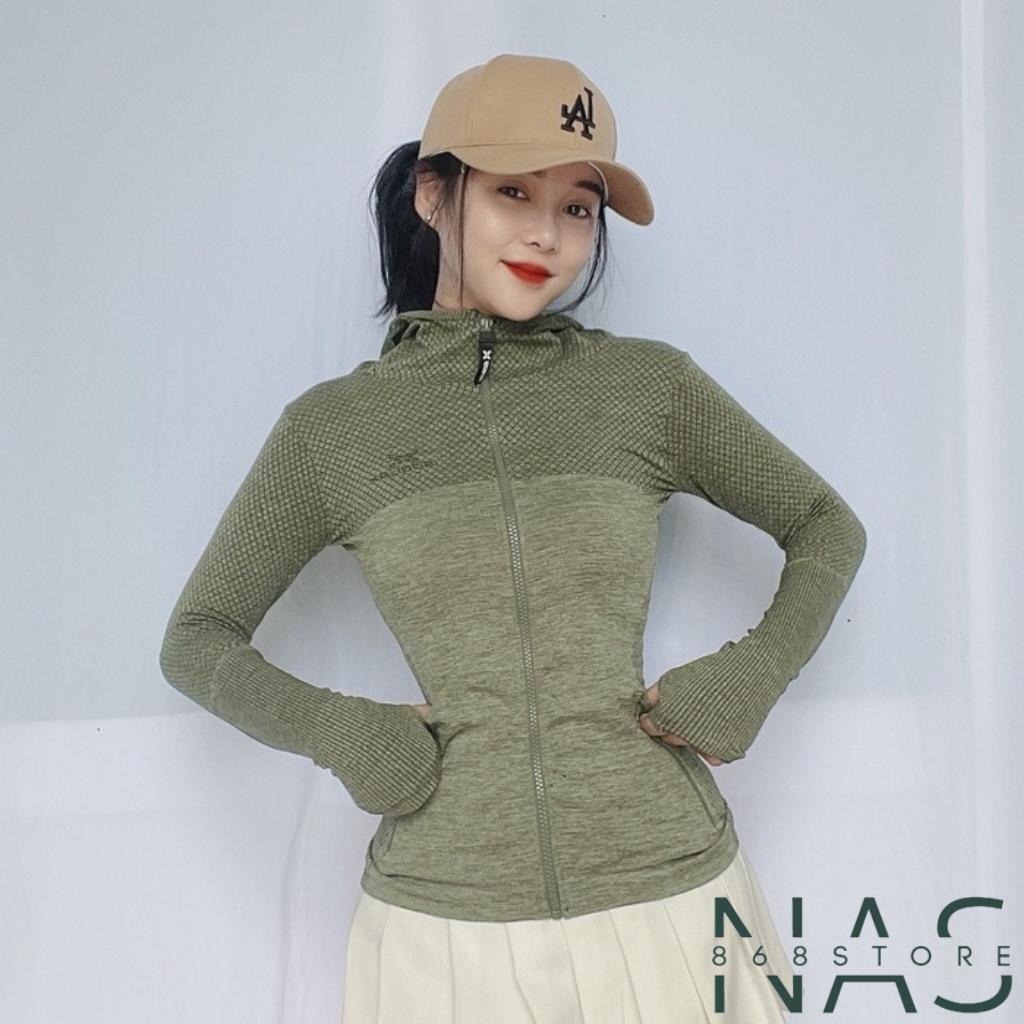 Áo Khoác Gym Nữ,Áo Khoác Quảng Châu Thun Dệt Cao Cấp Ôm Body Thể Thao Nữ MS04