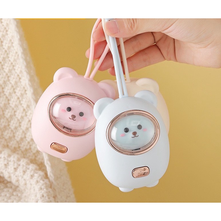 Máy sưởi tay mini pupy tay mèo siêu đáng yêu sạc điện nhỏ gọn tiện mang