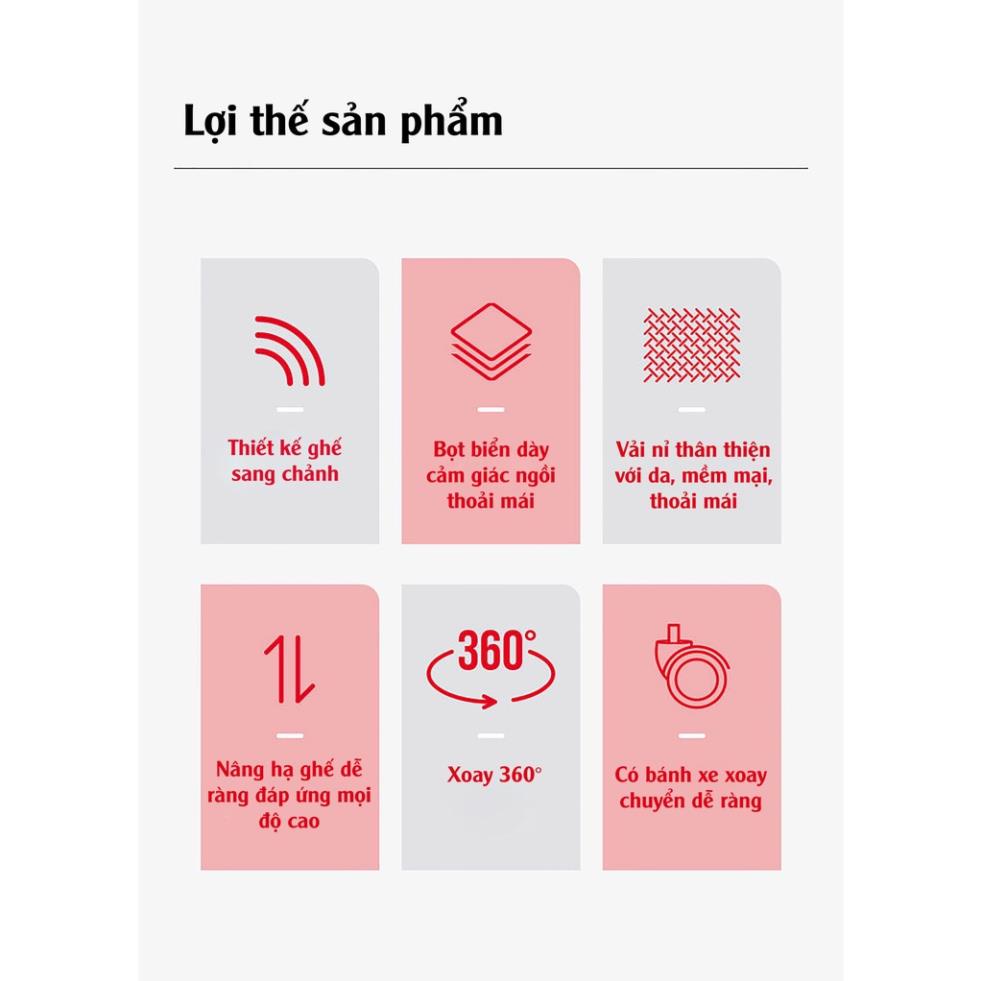 Ghế Xoay Trang Điểm Decor Spa Có Thể Điều Chỉnh Lên Xuống, Ghế Xoay Văn Phòng Học Tập Làm Việc | BigBuy360 - bigbuy360.vn