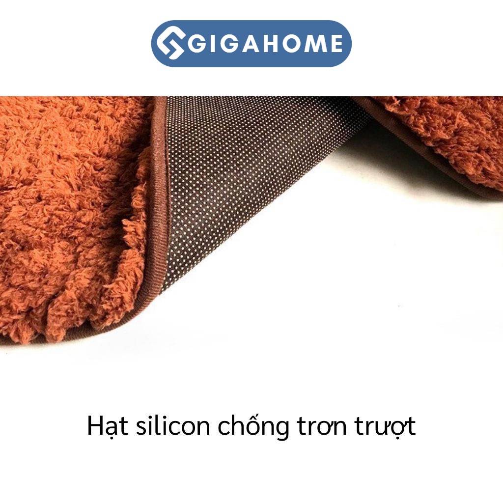 Thảm Lau Chùi Chân GIGAHOME Len Sợi Nhỏ, Thấm Hút, Chống Trượt, Trang Trí Nhà 40x60cm 5202