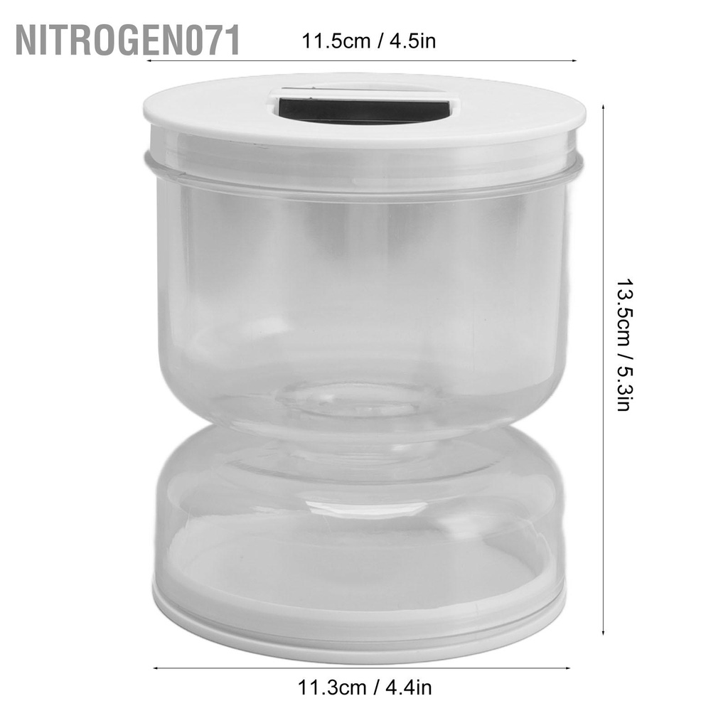 Hũ muối dưa cà Kimchi Dưa chua hộp bảo quản thực phẩm dung tích - Khô Ướt Tách rời Nitrogen071 Nitrogen071