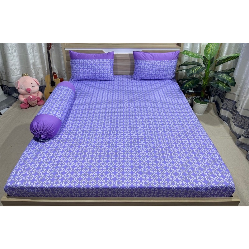 Bộ drap thun hàn quốc 4 món mát mịn