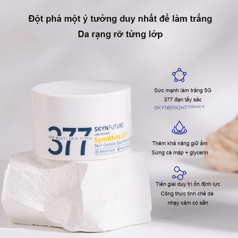Kem Dưỡng Da Mặt SKYNFUTURE 377 30g 10g Giúp Làm Trắng Và Dưỡng Ẩm