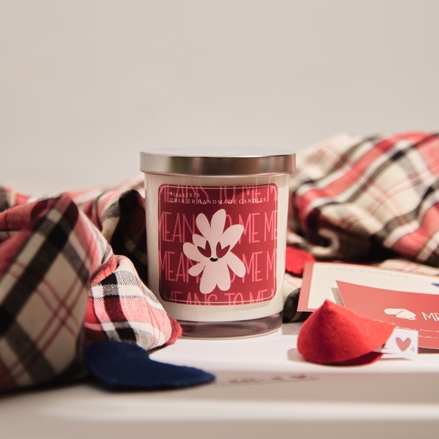 Nến Thơm Chia.kandles Hương MEAN TO ME Hũ Thủy Tinh 175g