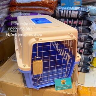 Lồng vận chuyển hàng không cho chó mèo (48*30*29cm)