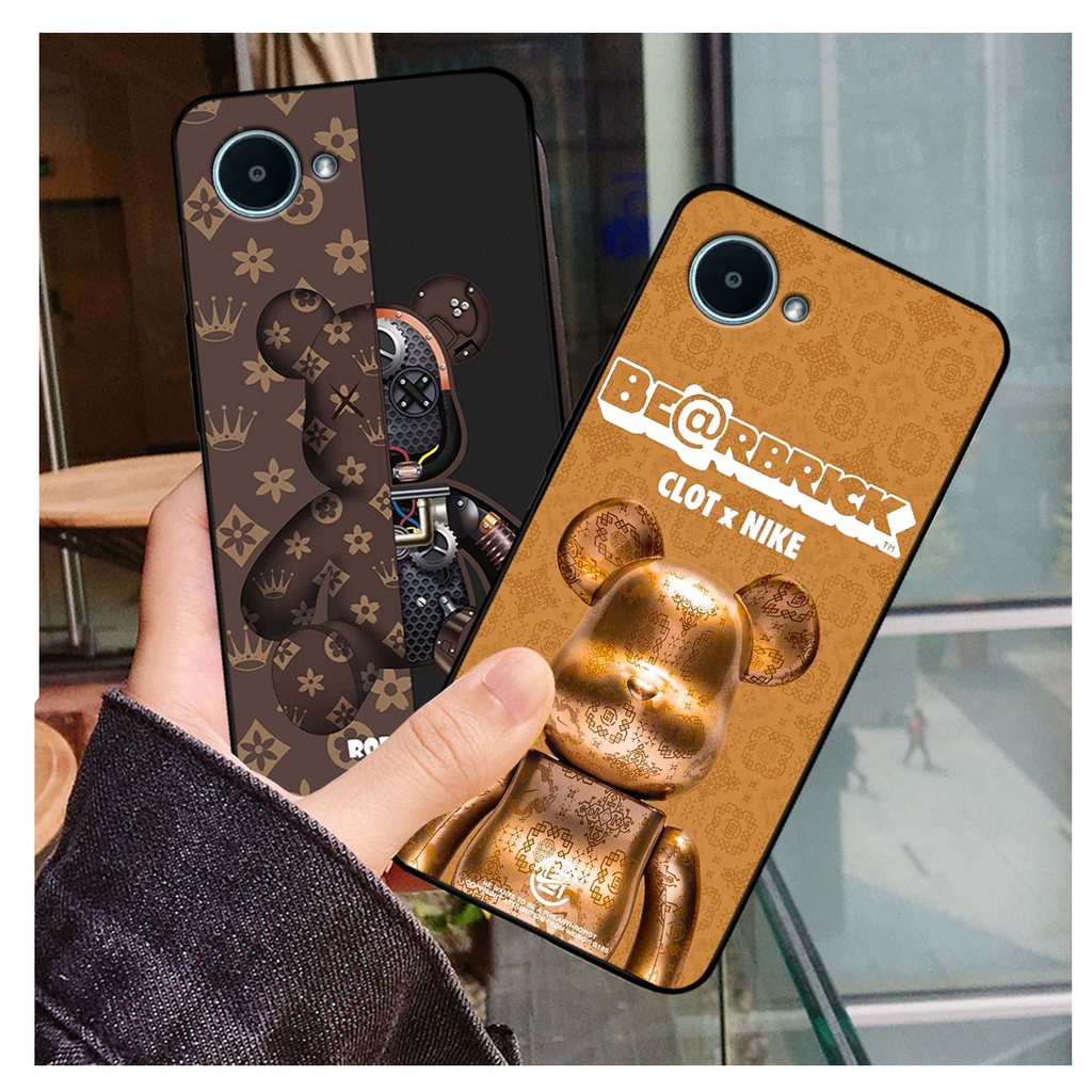 Ốp lưng Realme C30s in hình bearbrick, kwas thời trang cao cấp