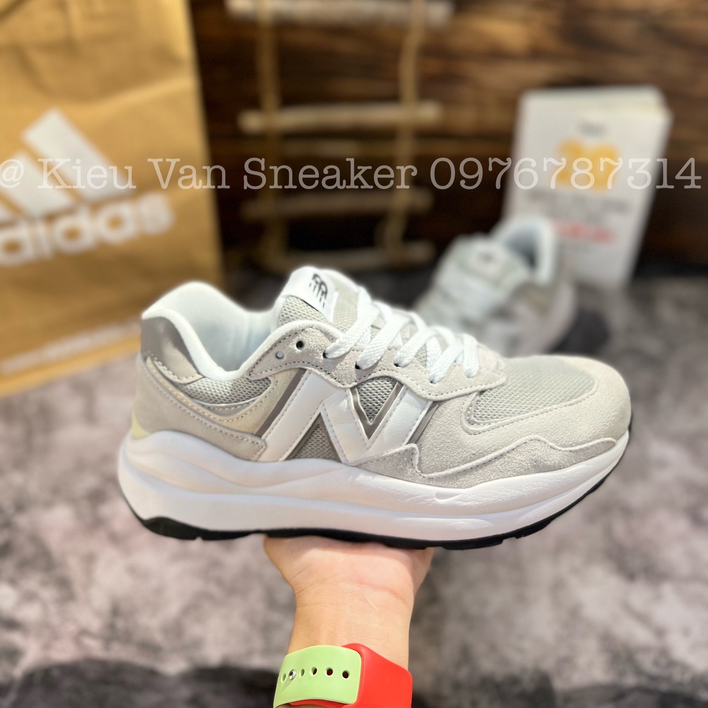 Giày Thể Thao NB 5740 Xám Grey Đế Cao 5cm Hack Dáng Cực Hot New Balance 5740 Rain Day