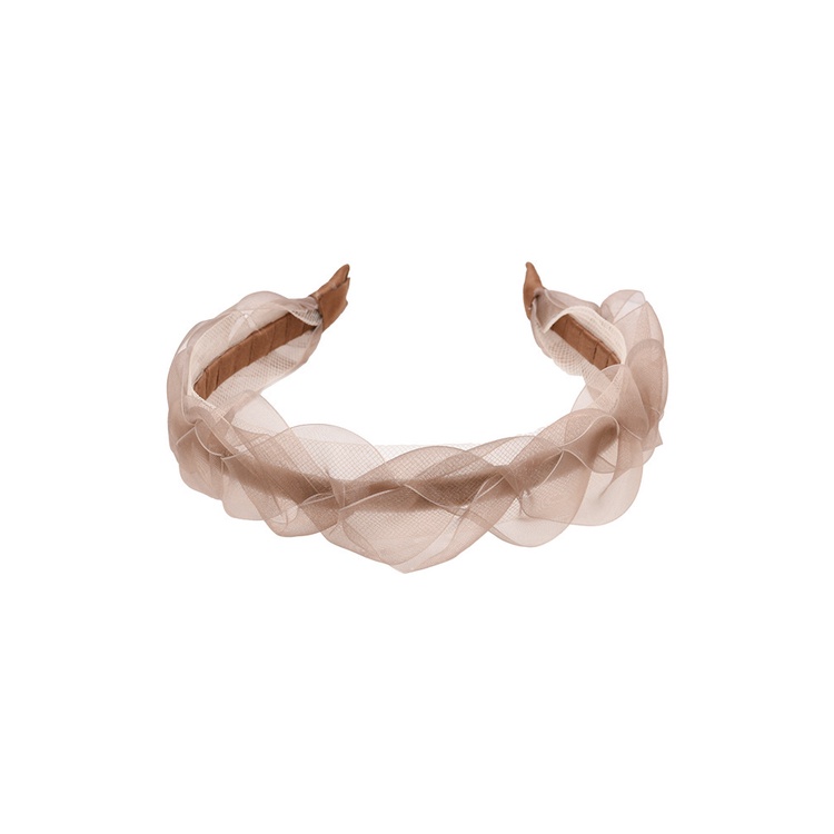 Cài Tóc Vải Gạc Phối Ren Siêu Nữ Tính Phong Cách Mới