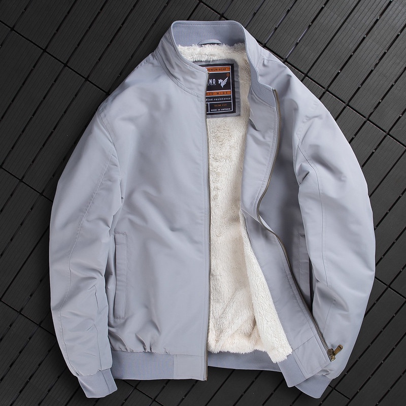 Áo khoác lót lông nam TORANO bomber basic siêu ấm DWCU001