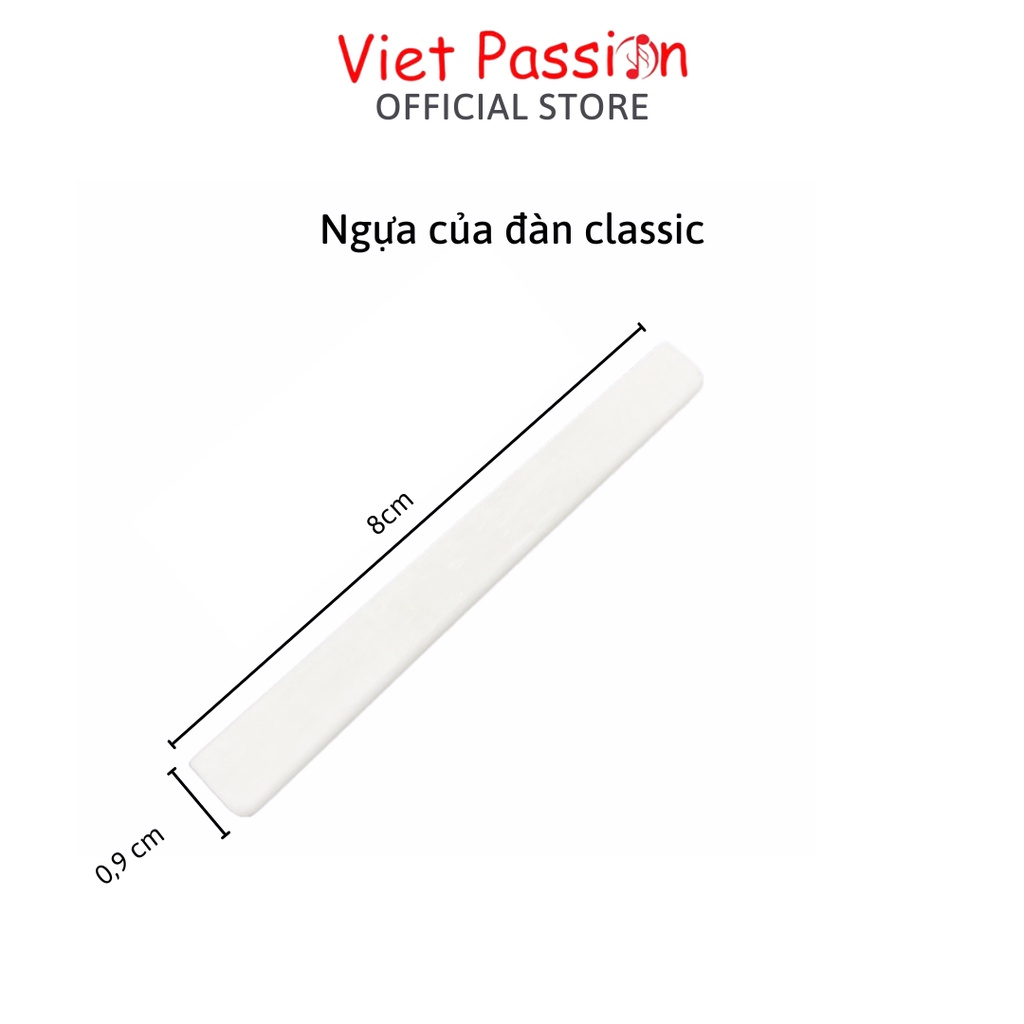 Ngựa và lược đàn guitar classic chất liệu nhựa và xương bò đàn ghita cổ điển chất lượng Viet Passion HCM