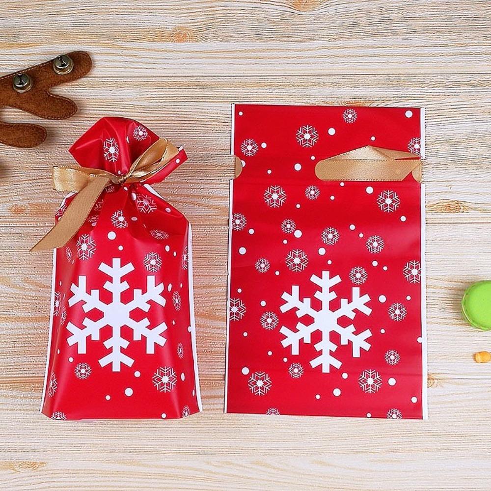 CHOOKEY Set 25 Túi Đựng Kẹo 12x17cm Phong Cách Giáng Sinh Dễ Thương