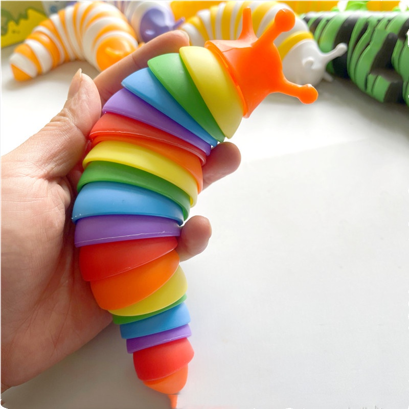 Đồ Chơi Con Sên Popit Xả Stress Guty Kids, Đồ Chơi Con Sâu giảm căng thẳng dành cho người lớn và trẻ em ba đến sáu tuổi