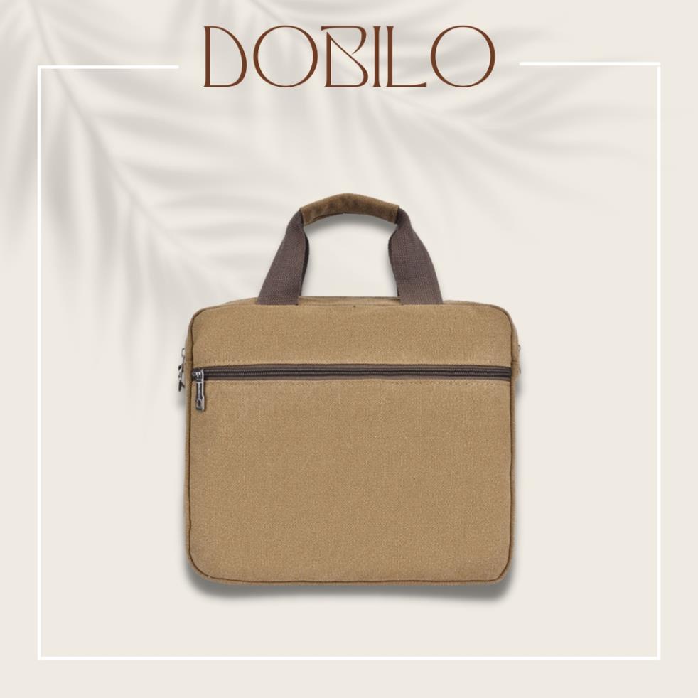 Túi Đeo Chéo Công Sở Vải Canvas DOBILO Thời Trang Hàn Quốc BG17