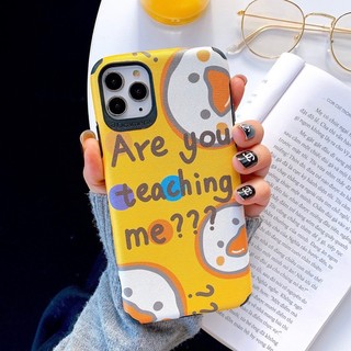 Ốp Lưng Da IMD Duck Cartoon [Iphone/Oppo/Samsung/Vivo/Xiaomi]