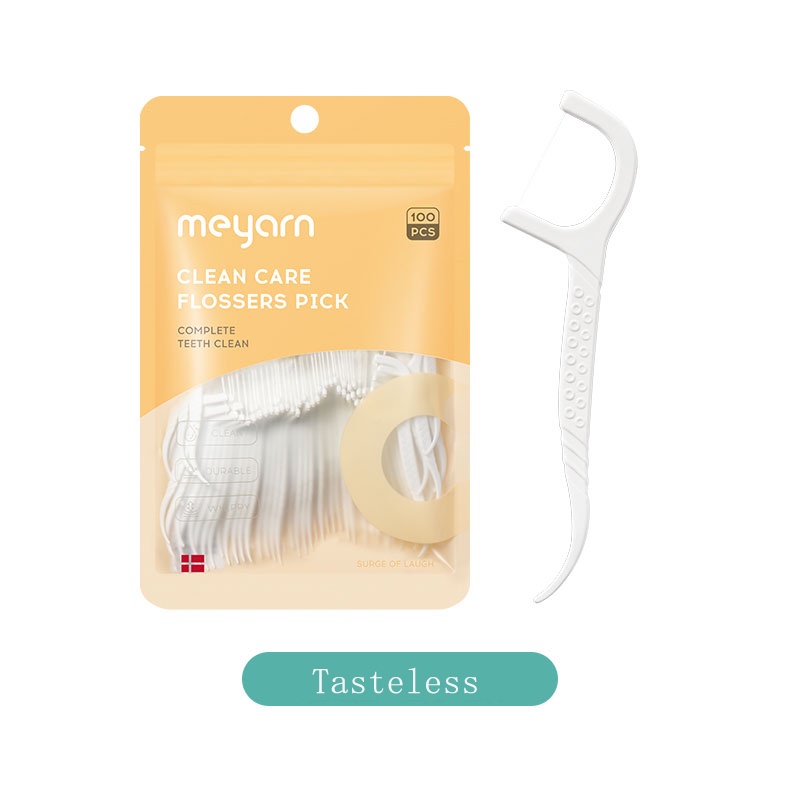 MEYARN 200 miếng Thanh xỉa răng Siêu mịn Gói gia đình dùng một lần di động bền bỉ