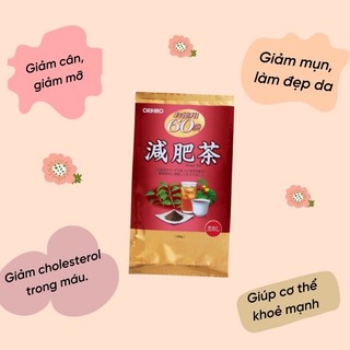 Trà Genpi Orihiro hỗ trợ giảm mỡ 60 gói/túi