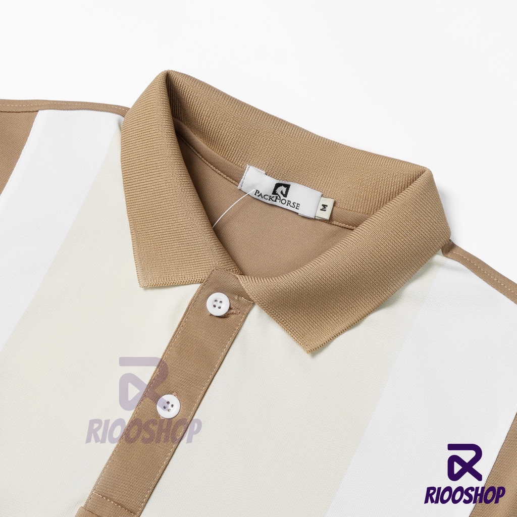 Áo thun nam có cổ, áo polo nam cao cấp tay ngắn phối màu đẹp, có size lớn, big size RIOOSHOP RSP052