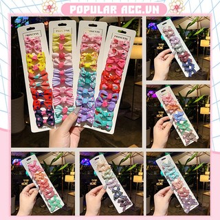 Set 10 kẹp tóc nơ dễ thương cho bé gái