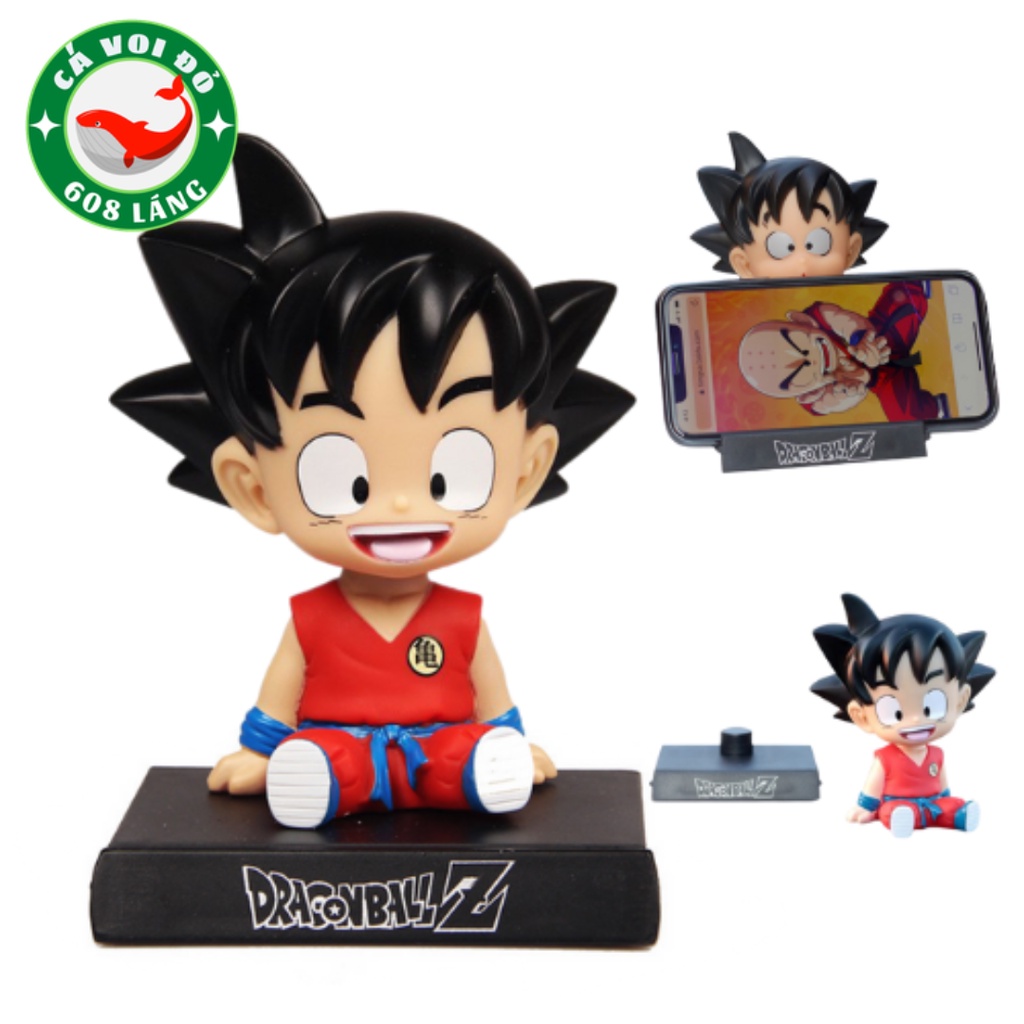 Mô hình đồ chơi - Son Goku Áo Đỏ Lắc Đầu - Dragon Ball
