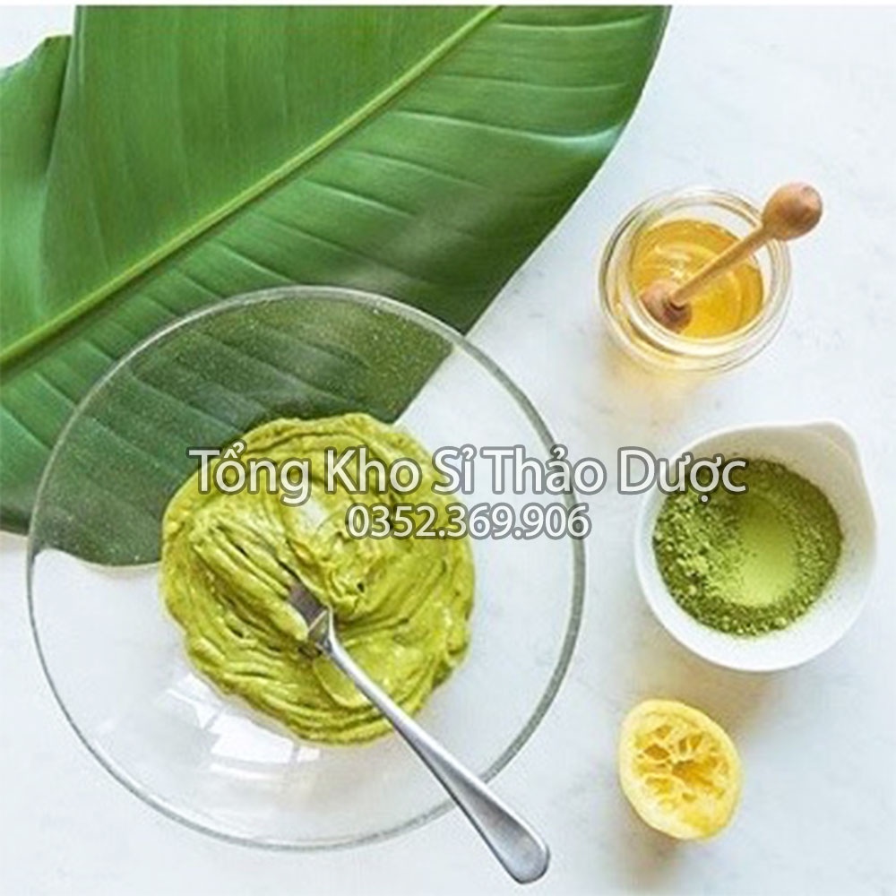 Bột lá chanh nguyên chất 100g (Gia vị nấu ăn, kích thích hệ tiêu hóa)