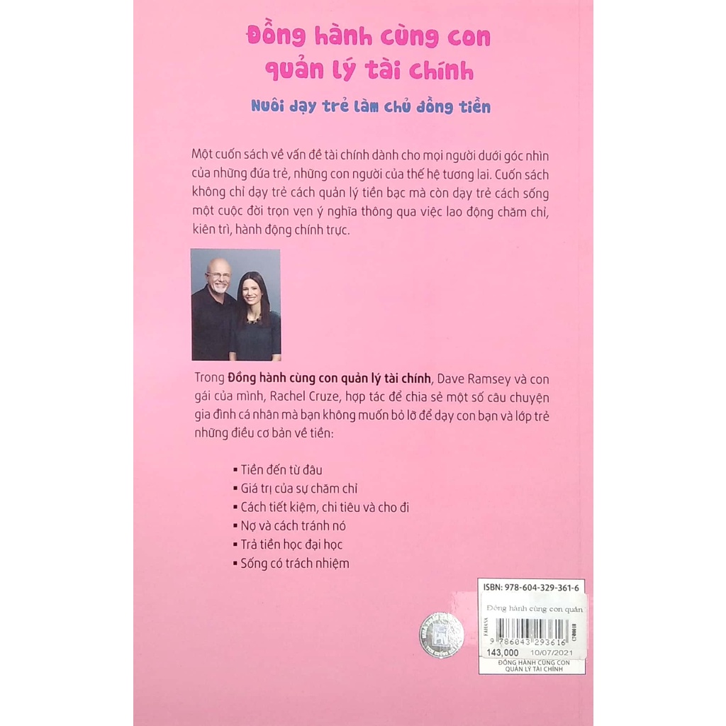 Sách - Đồng Hành Cùng Con Quản Lý Tài Chính - Nuôi Dạy Trẻ Làm Chủ Đồng Tiền - PNu