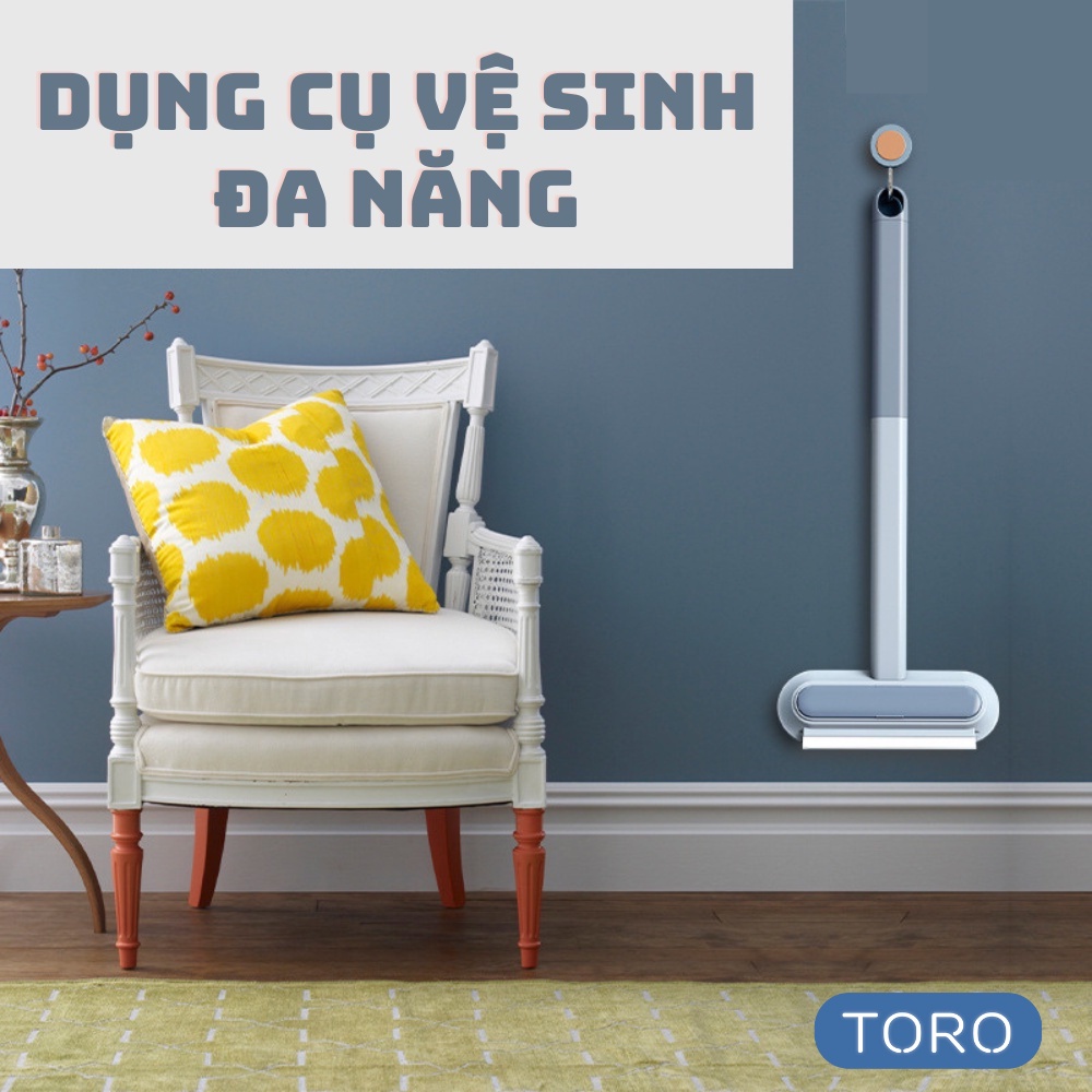 Cây lau kính gạt nước tích hợp cây lăn lông mèo TORO có thể tháo rời thành bàn chải cọ rửa