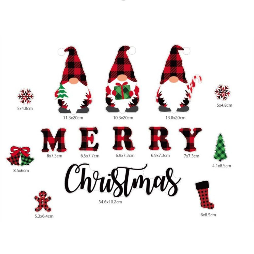 Sticker Nam Châm Dán Tủ Lạnh Hình Người Tuyết / Mặt Cười / Ông Già Noel Dễ Thương