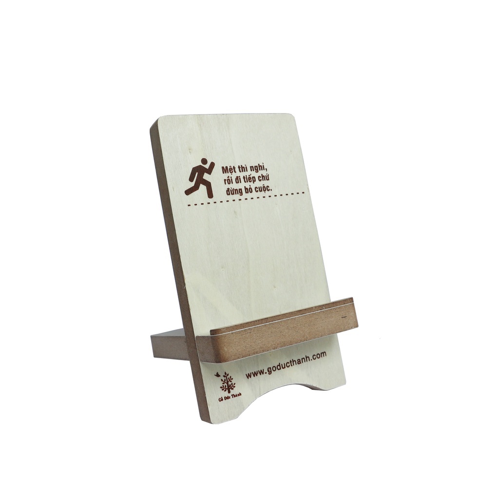 Đế giá đỡ điện thoại bằng gỗ Đức Thành