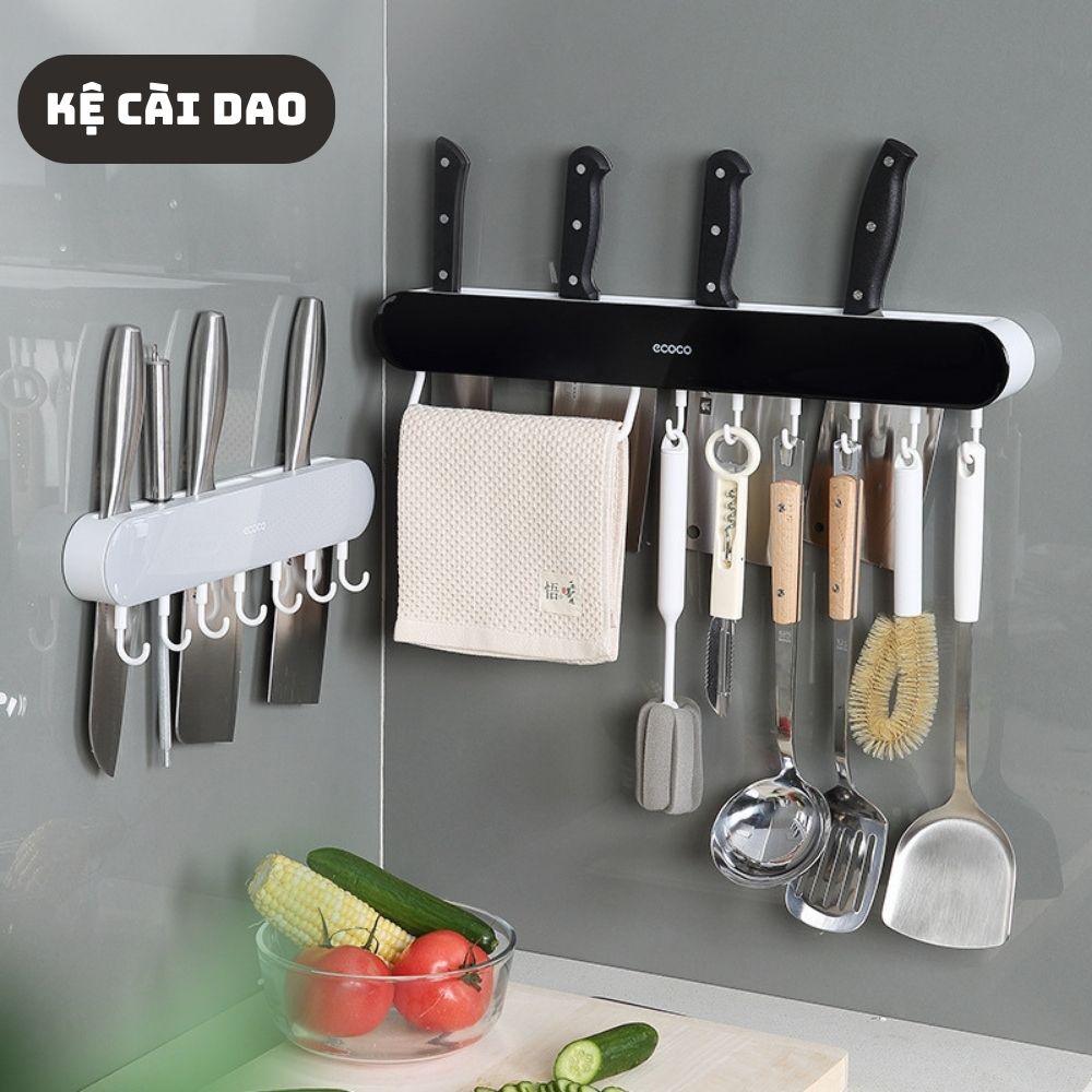 Kệ Cài Dao Kéo Oenon - Kệ Để Đồ Dùng Nhà Bếp Có Miếng Dán Cường Lực Siêu Chắc Chắn