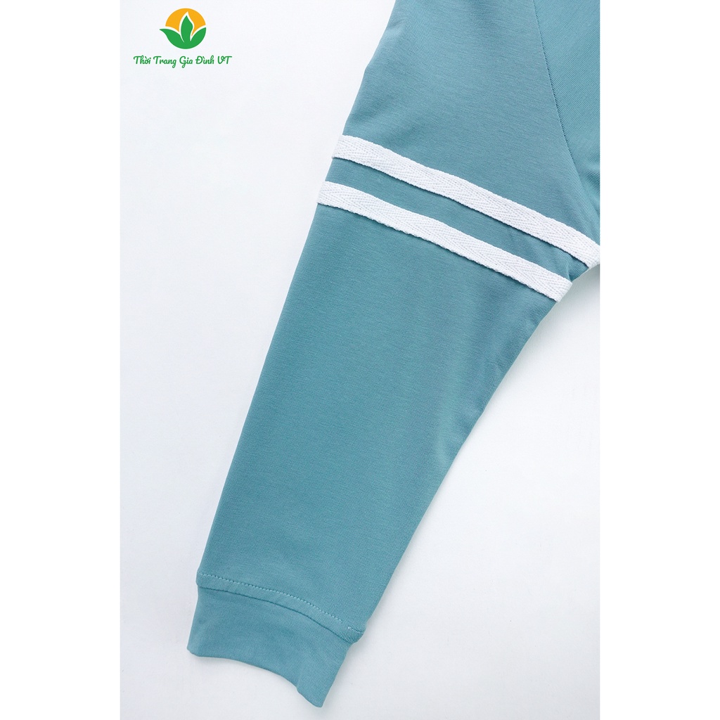 Bộ quần áo mặc nhà cho bé thu đông Việt Thắng quần dài, áo dài tay, chất Cotton - B70.2209