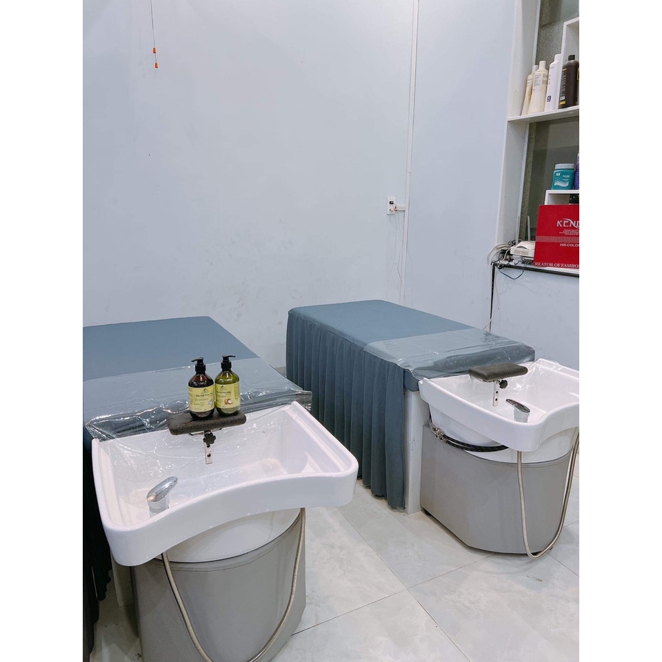 Ga- Drap thun giường gội đầu, khách nhắn tin để báo cỡ giường