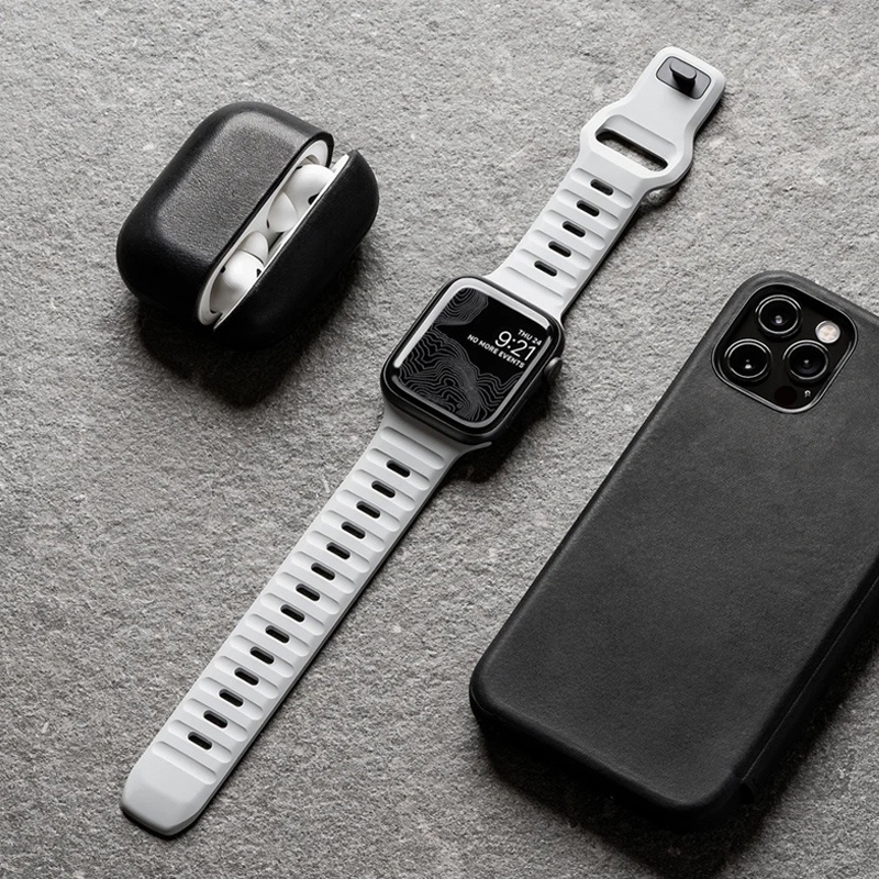 Dây Silicone Mềm Thay Thế Cho ĐồNg Hồ Apple 7 8 49MM 45MM 41MM iWatch SE 6 5 4 3 44MM 40MM 42MM 38MM