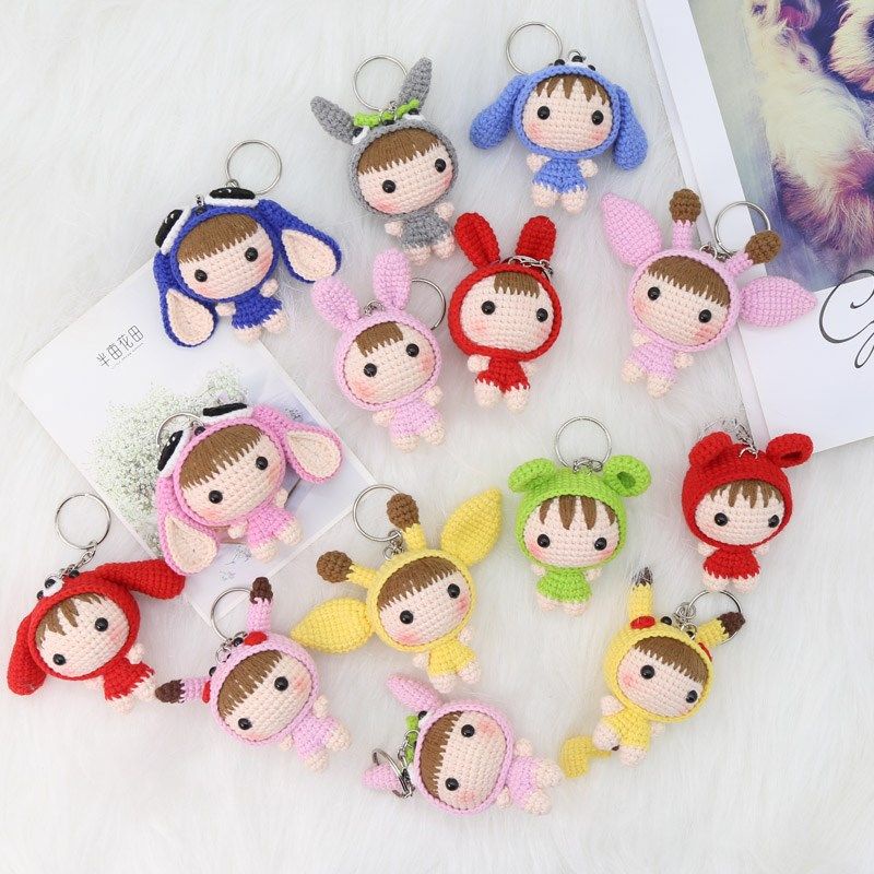 [DIY ART handmade]  Búp Bê Đan Len Thủ Công diy Xinh Xắn