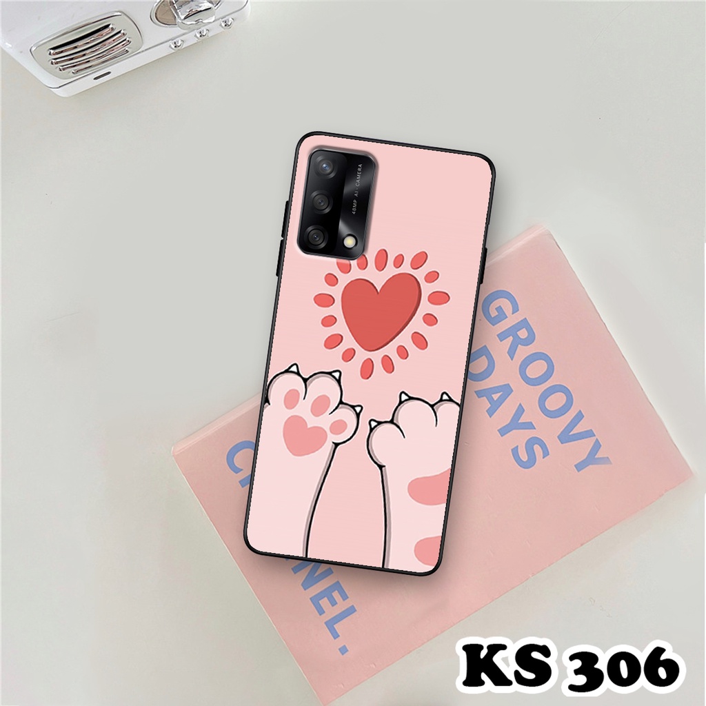 Ốp lưng Oppo A74 - Oppo A74 5G - Ốp in hình LoveCat - Chất liệu TPU siêu bền