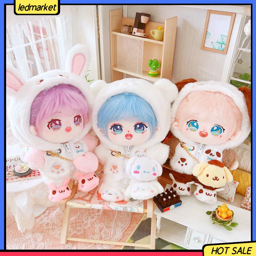 Gấu Bông Bộ Hai Giày Búp Bê Hình Thỏ Làm Việc Trang Trí Tinh Tế