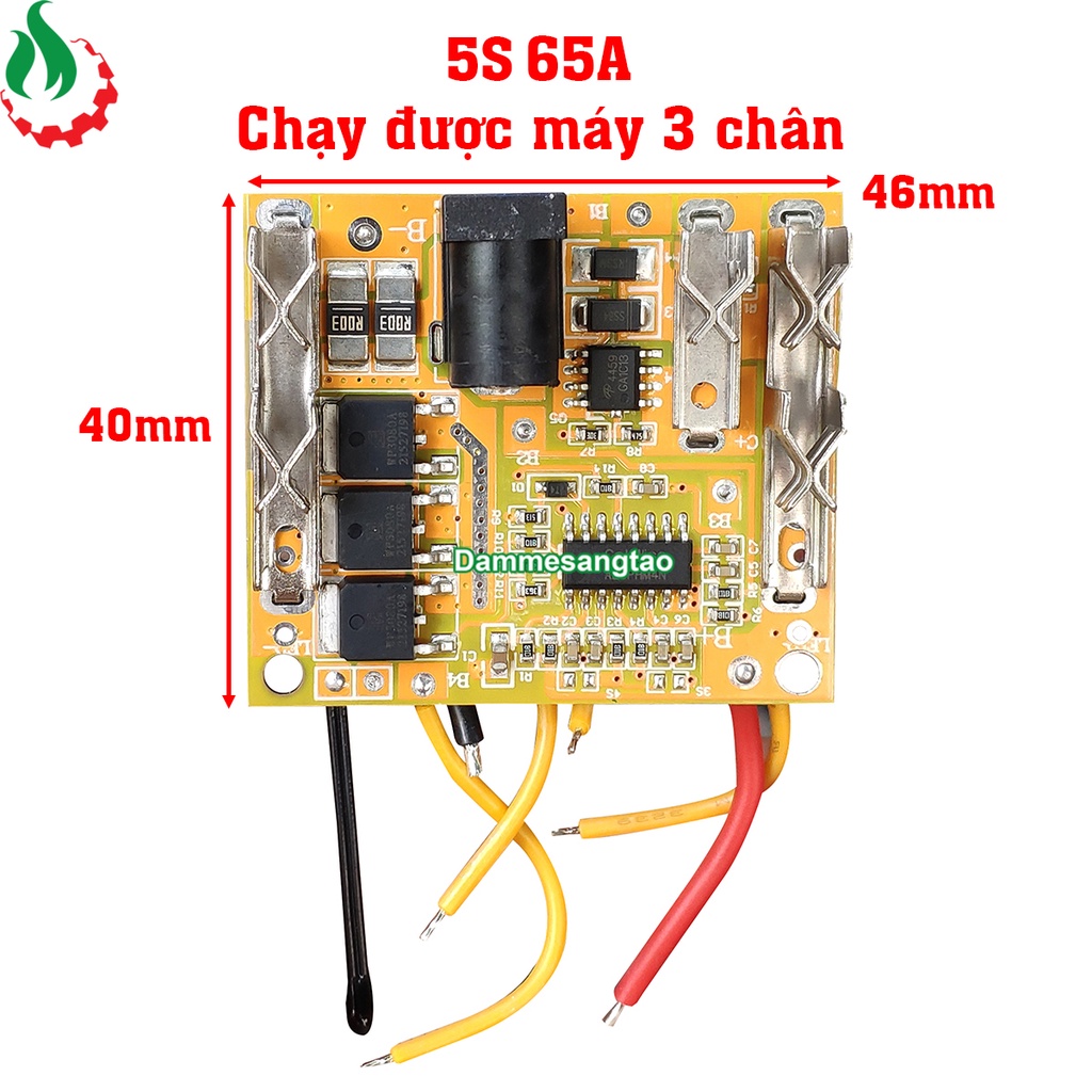 Mạch Pin Makita 5S 65A 18V Adapter Bảo Vệ Pin Li - Ion 3.7V