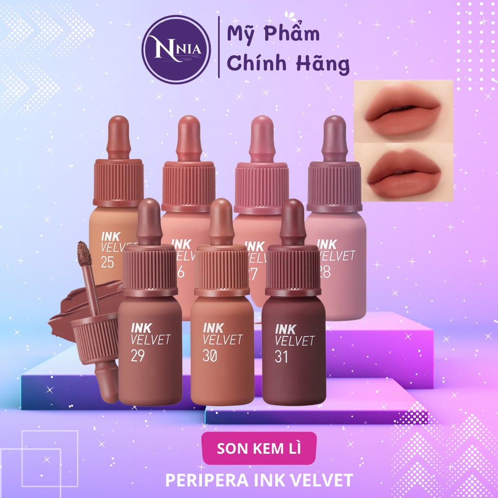 Son Kem Lì PERIPERA INK VELVET Lip Tint