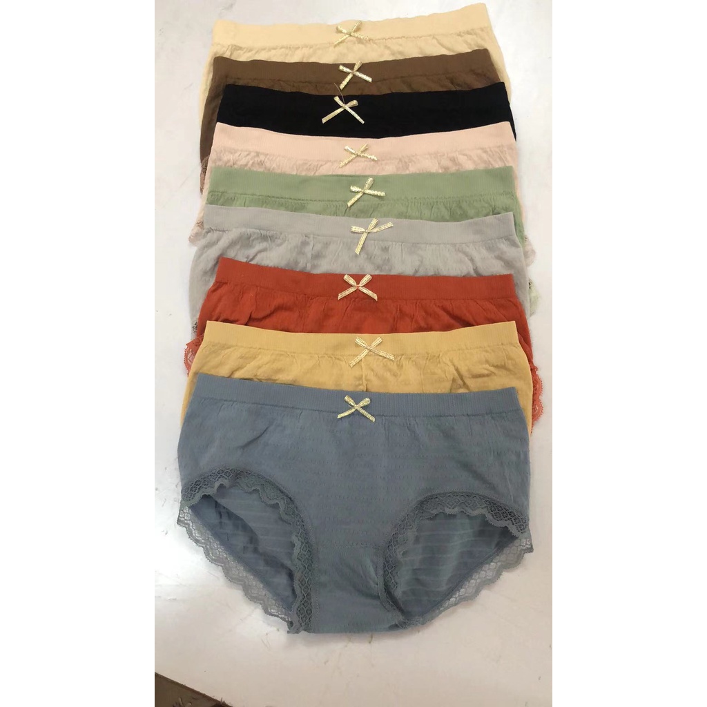 Quần Lót Cotton Màu Sắc Thời Trang Kháng Khuẩn Cho Nữ