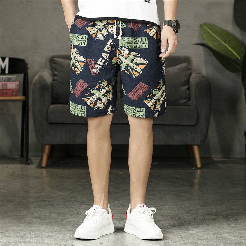 Quần Short Dây Rút Ống Rộng In Chữ Love Aibird Thời Trang Mùa Hè Dành Cho Nam