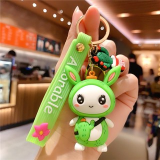 Móc khóa thỏ trái cây# Đôremon# Heo hồng