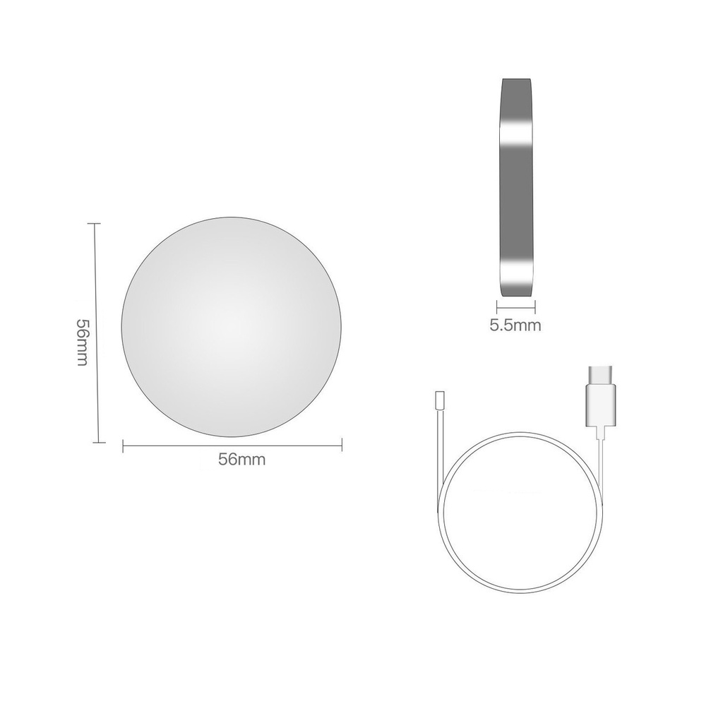 Bộ Sạc Nhanh Không Dây 15W Cho iPhone 14 13 11 12 Pro Max