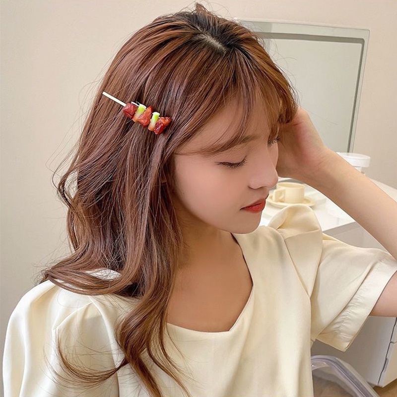Kẹp Tóc Hình Thức Ăn Dễ Thương Vui Nhộn Sáng Tạo Cho Nữ