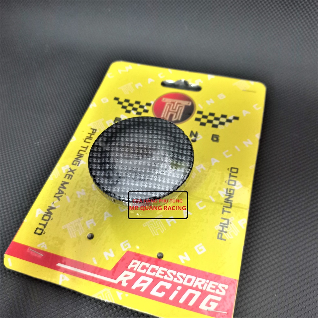 Nắp bình xăng ốp cacbon gắn mọi dòng xe máy DR Wavezx Exciter...