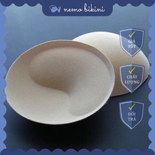Mút ngực | 2 miếng lót đệm ngực, độn ngực loại dày dặn cho bikini, áo bra, áo tập hình tròn Nemo Bikini
