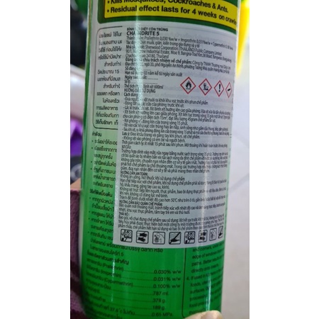 Xịt muỗi gián kiến Thái [hàng chính hãng]