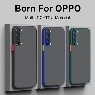 Ốp điện thoại mờ mờ mờ cho OPPO A5 A9 2020 A3s A5s A7 A12 A12e A15 A15s A16 A16K A32 A33 A52 A53s A91 A92 A93 A94