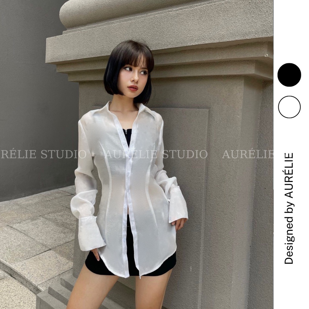 Áo sơmi sợi tơ HEBE SHIRT by AURÉLIE